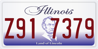 IL license plate Z917379