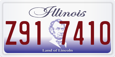 IL license plate Z917410