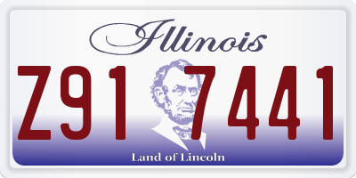 IL license plate Z917441