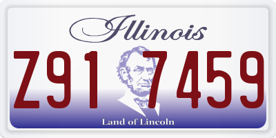 IL license plate Z917459