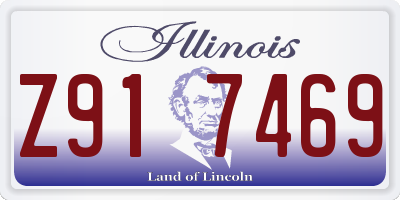 IL license plate Z917469
