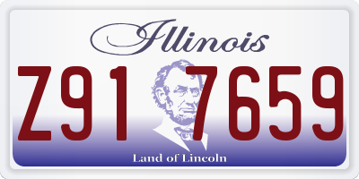 IL license plate Z917659