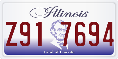 IL license plate Z917694