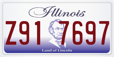 IL license plate Z917697