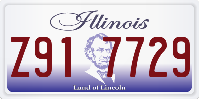 IL license plate Z917729