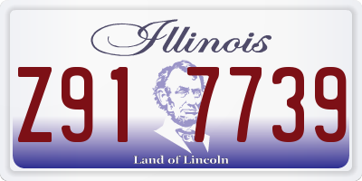 IL license plate Z917739