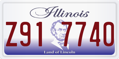 IL license plate Z917740