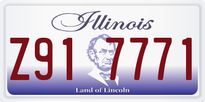 IL license plate Z917771