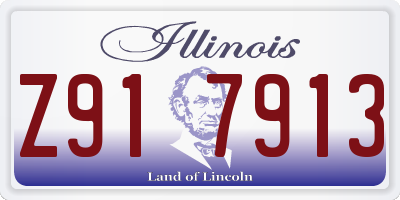 IL license plate Z917913