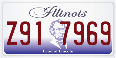 IL license plate Z917969