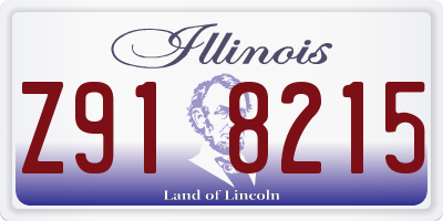 IL license plate Z918215