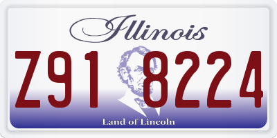 IL license plate Z918224