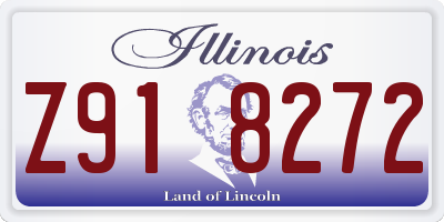 IL license plate Z918272