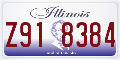 IL license plate Z918384