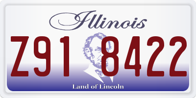 IL license plate Z918422