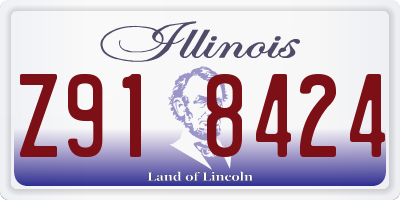 IL license plate Z918424