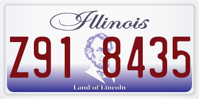 IL license plate Z918435