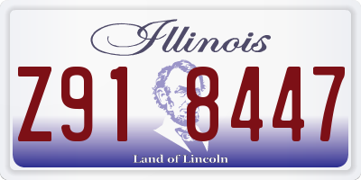 IL license plate Z918447