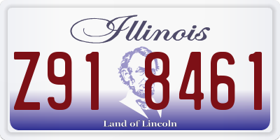 IL license plate Z918461