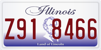 IL license plate Z918466