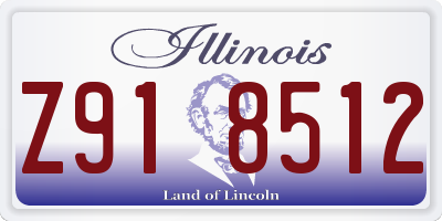IL license plate Z918512