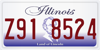 IL license plate Z918524