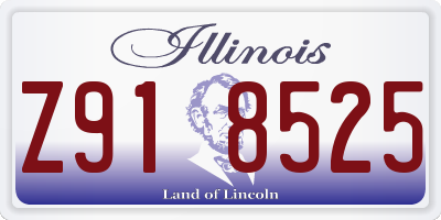 IL license plate Z918525
