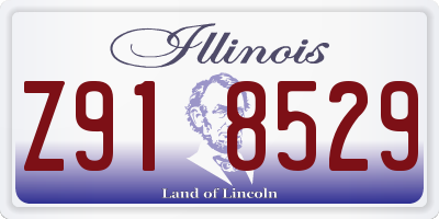 IL license plate Z918529