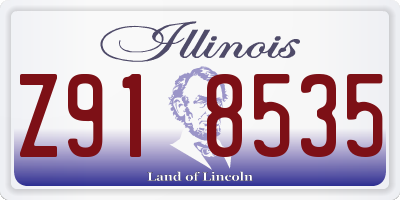 IL license plate Z918535