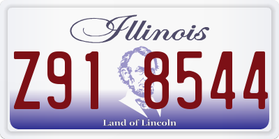 IL license plate Z918544