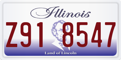 IL license plate Z918547