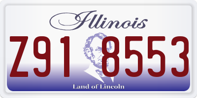IL license plate Z918553