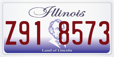 IL license plate Z918573