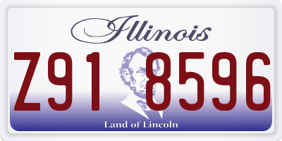 IL license plate Z918596