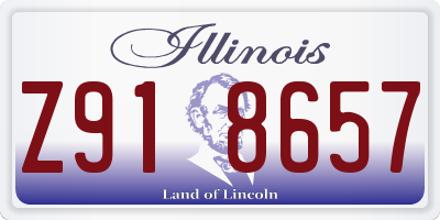 IL license plate Z918657