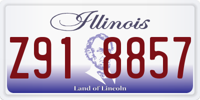 IL license plate Z918857