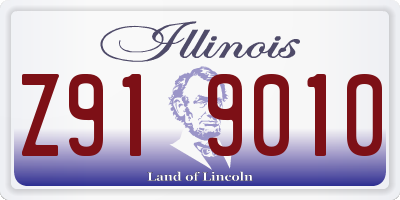 IL license plate Z919010
