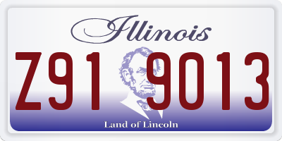 IL license plate Z919013