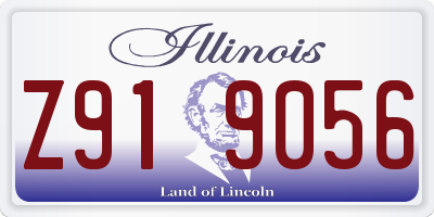 IL license plate Z919056