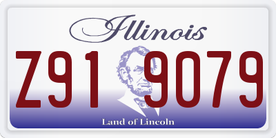 IL license plate Z919079