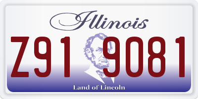 IL license plate Z919081