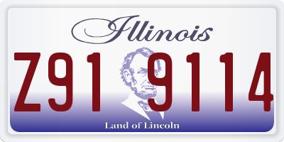 IL license plate Z919114