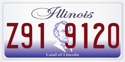 IL license plate Z919120