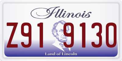 IL license plate Z919130