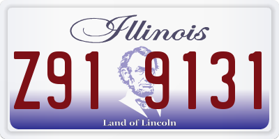 IL license plate Z919131