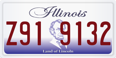 IL license plate Z919132