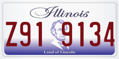 IL license plate Z919134