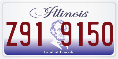 IL license plate Z919150