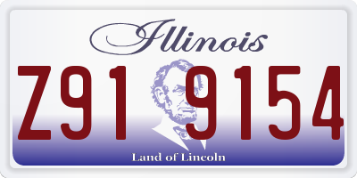 IL license plate Z919154