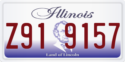 IL license plate Z919157
